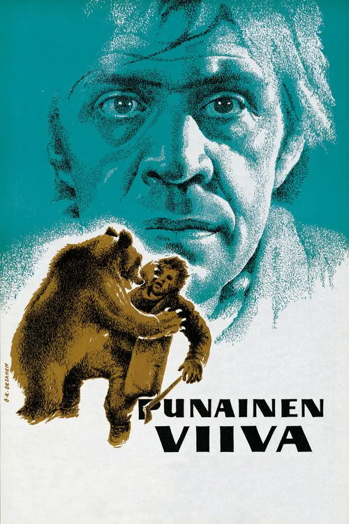 PUNAINEN VIIVA — juliste